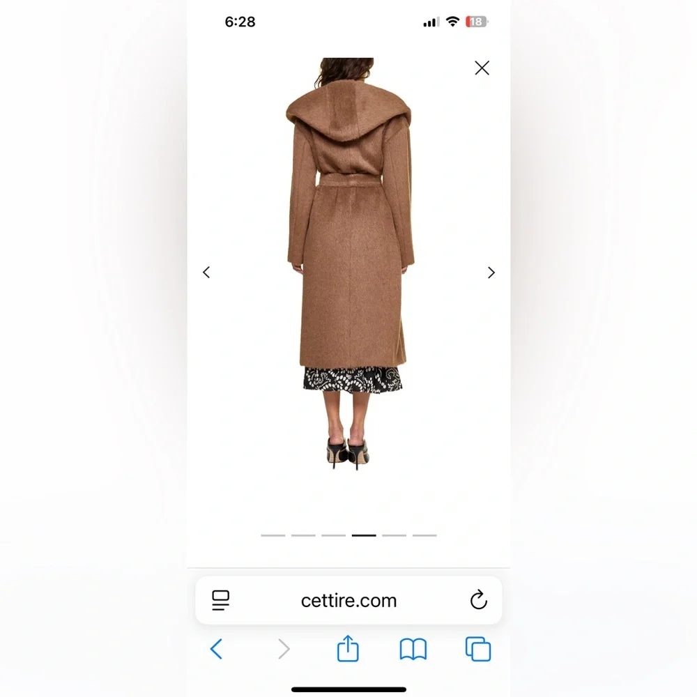 MAX MARA EGERIA AUTHENTIC COAT MADE IN ITALY Size 6 Fits 8/10 - Picture 4 of 11